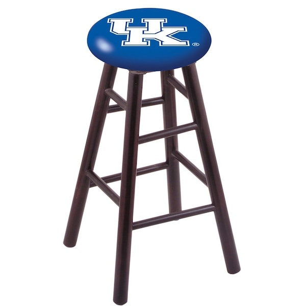 Holland Bar Stool Co Maple Bar Stool, Dark Cherry Finish, Kentucky "UK" Seat RC30MSDC - main